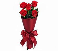 Букет 5 Красных роз Эдлесс Лав в Новой Адыгее
