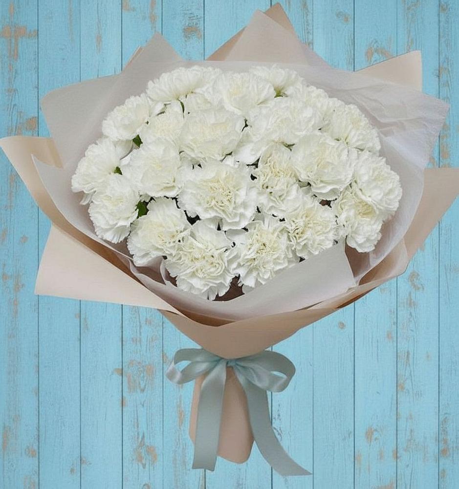 Букет цветов из: Гвоздики в Новой Адыгее