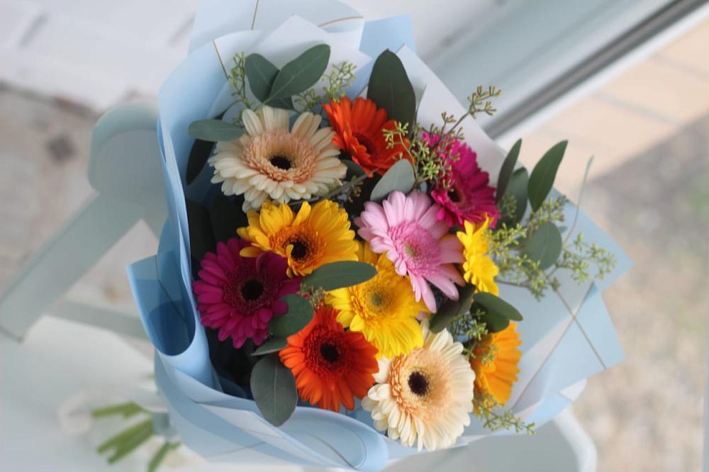 Букет цветов из: Герберы в Новой Адыгее