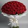 Букет 101 Красная роза Блэк Мэджик в Новой Адыгее
