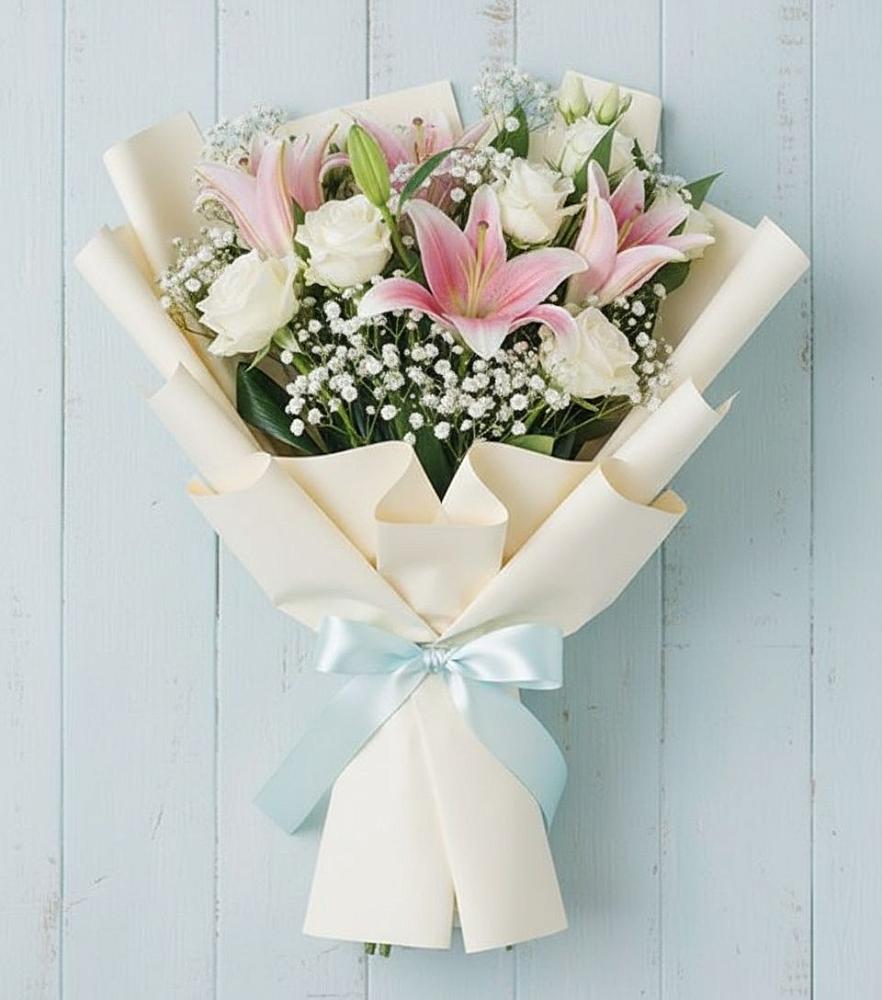 Букет цветов из: Лилии в Новой Адыгее