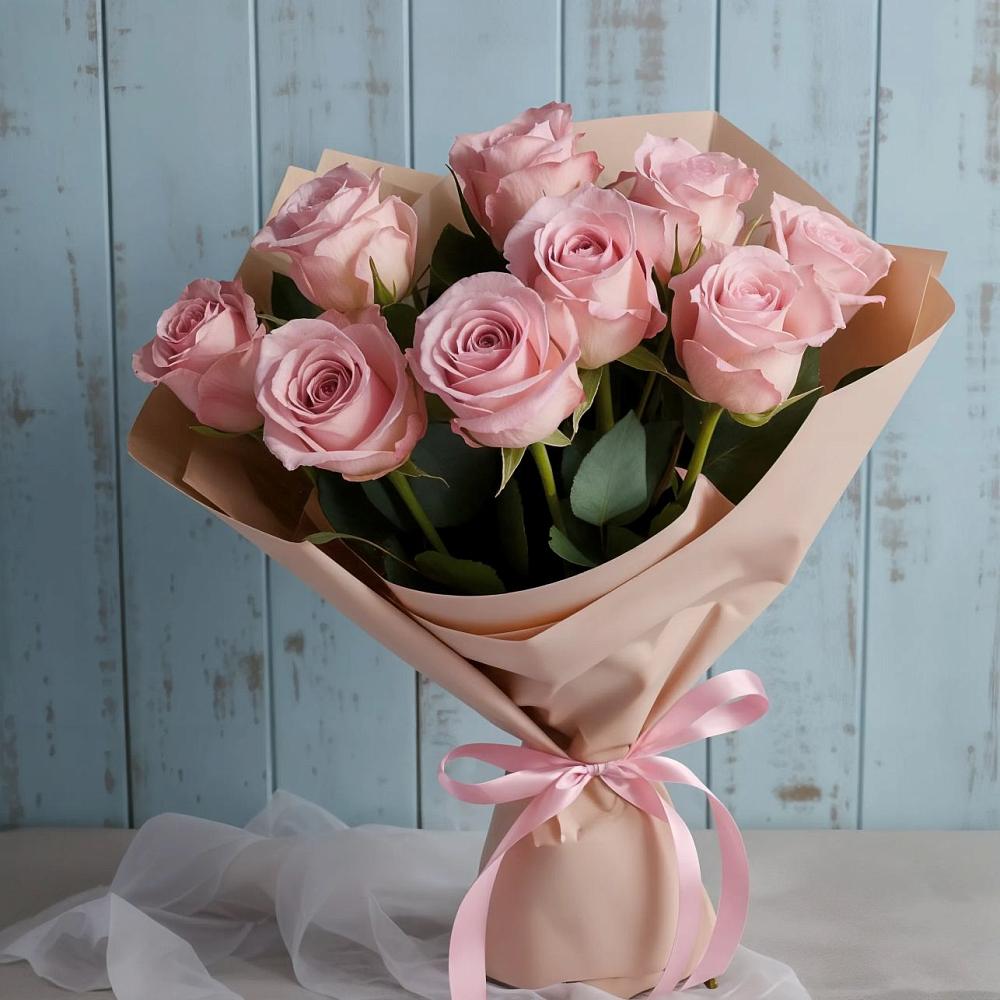 Букет цветов из: Розы в Новой Адыгее