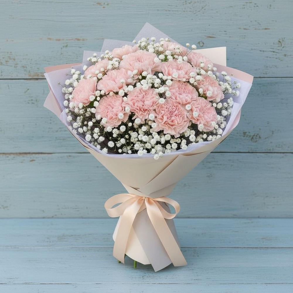 Букет цветов из: Гвоздики в Новой Адыгее