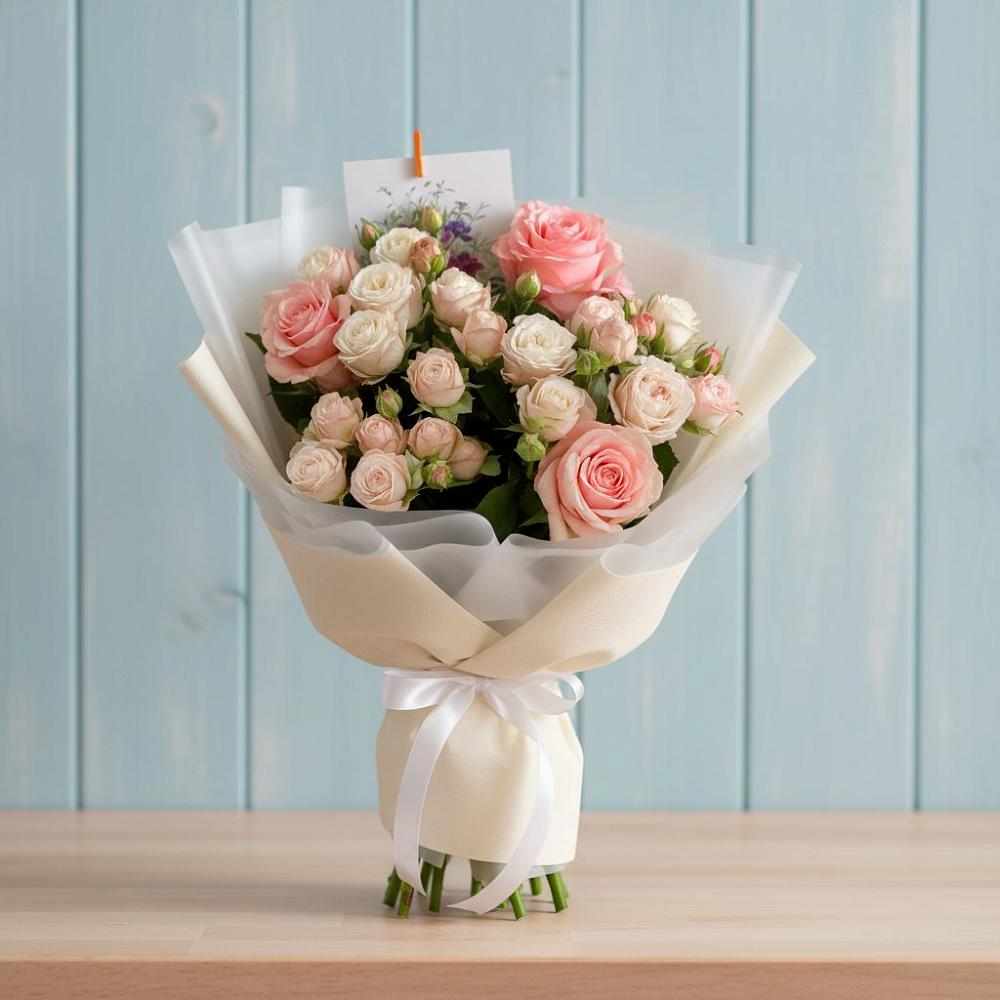 Букет цветов из: Розы в Новой Адыгее