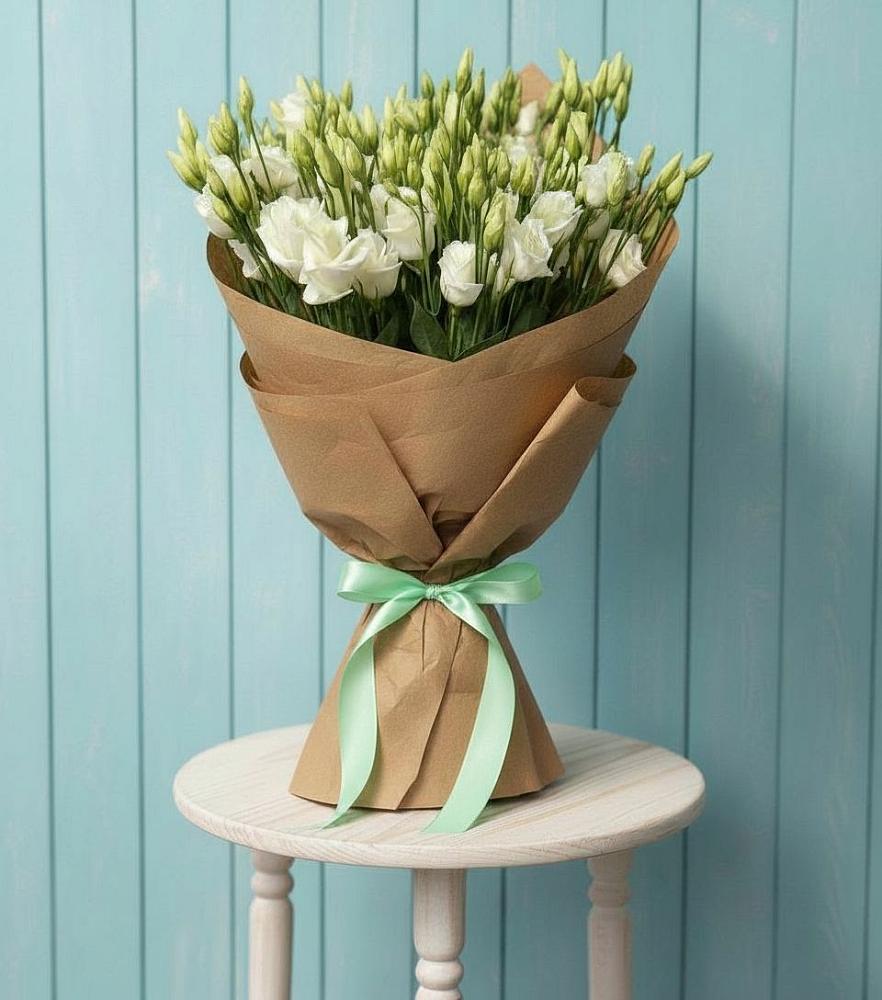 Букет цветов из: Лизиантусы в Новой Адыгее