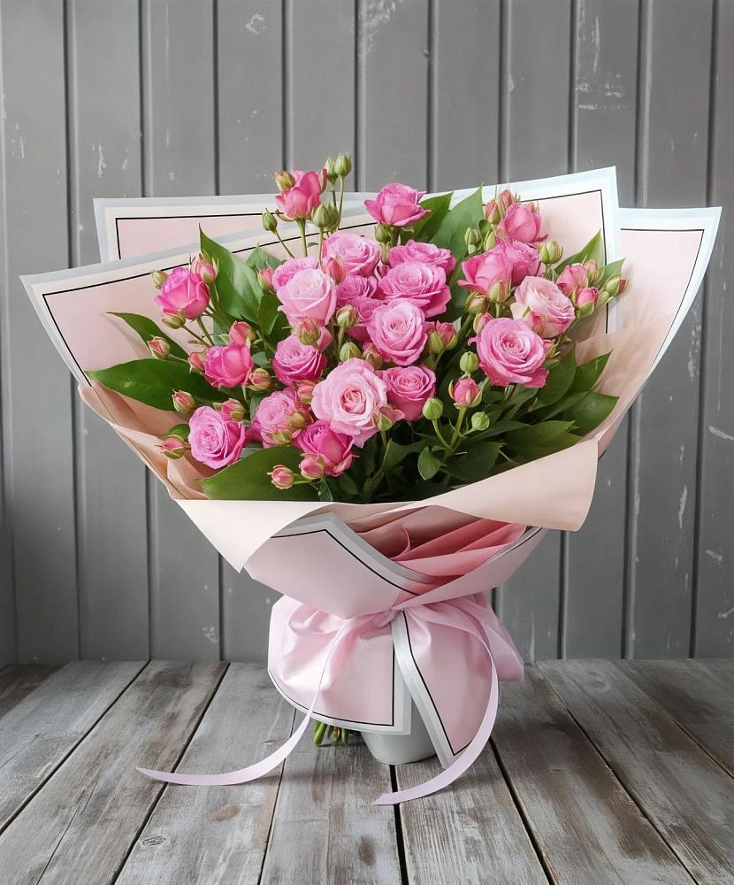 Букет Розовый кустик в Новой Адыгее