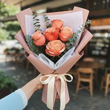 Букет цветов из:  Розы в Новой Адыгее