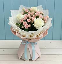 Букет цветов из:  Розы в Новой Адыгее