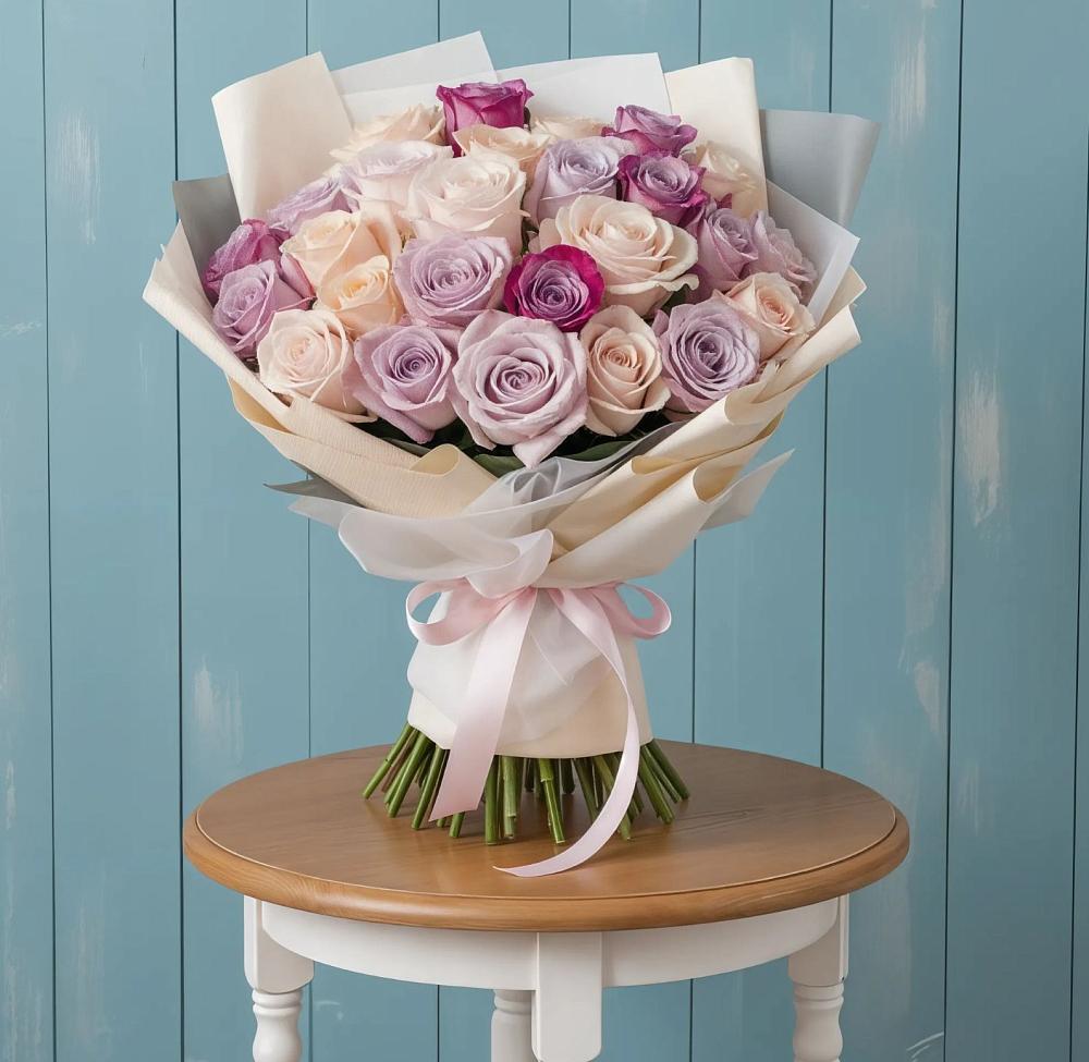 Букет цветов из: Розы в Новой Адыгее