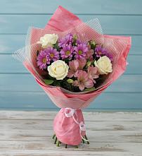 Букет цветов из:  Герберы #REPLACE_PRED# Новой Адыгее