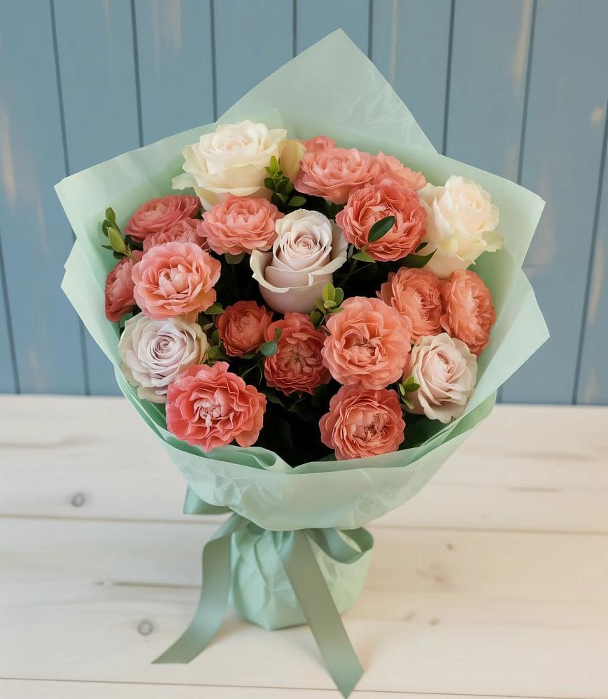 Букет цветов из: Розы в Новой Адыгее