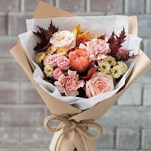 Букет цветов из:  Гвоздики, Хризантемы и Розы #REPLACE_PRED# Новой Адыгее