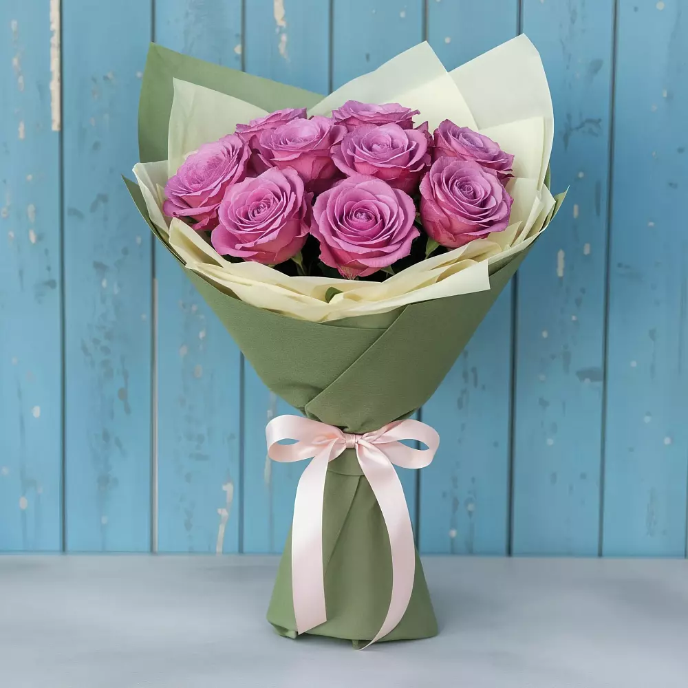 Букет Розы Фёрст Леди в Новой Адыгее