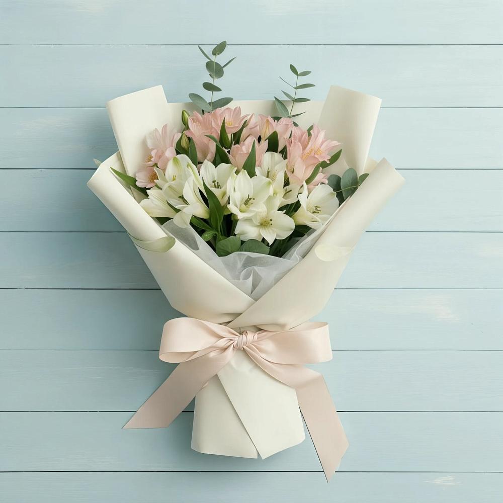 Букет цветов из: Альстромерии в Новой Адыгее