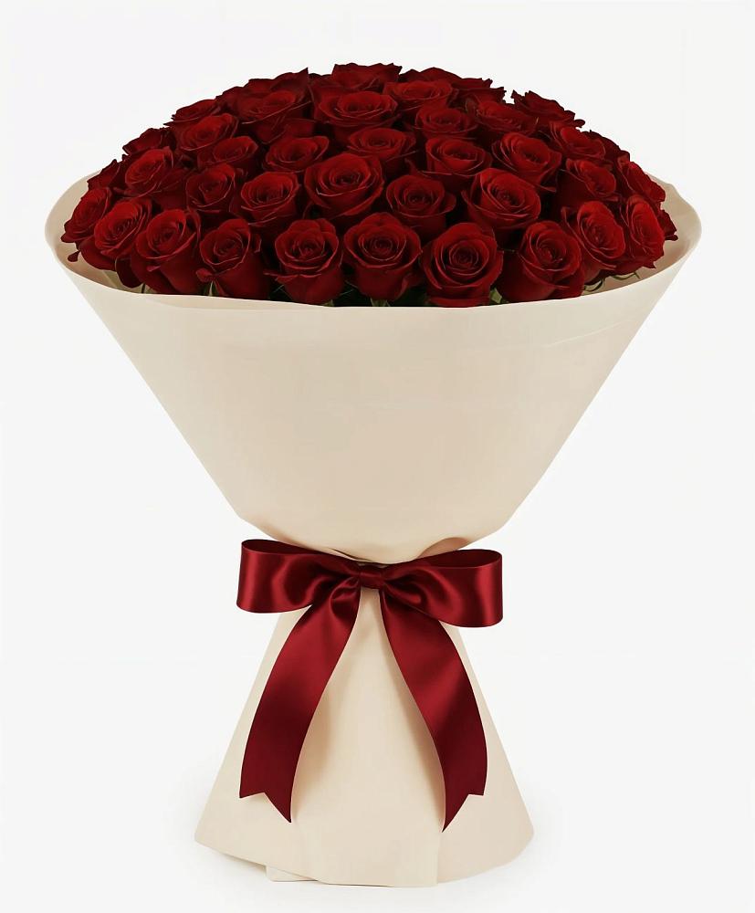 Букет 101 Бордовая роза Блэк Бакарра в Новой Адыгее