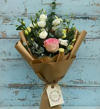 Букет цветов из:  Розы и Лизиантусы #REPLACE_PRED# Новой Адыгее