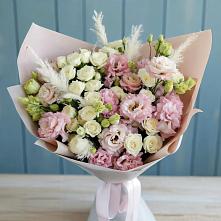Букет цветов из:  Альстромерии и Розы в Новой Адыгее